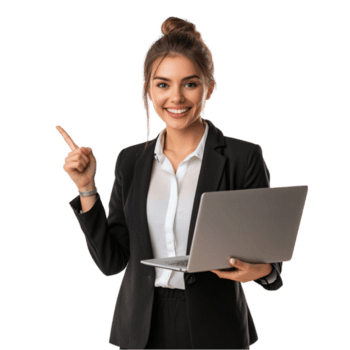 Professional Business Executive with Tablet